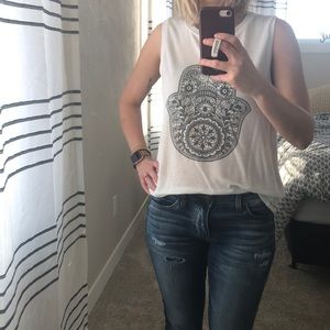 Spiritual Gangster sleeveless shirt - EUC